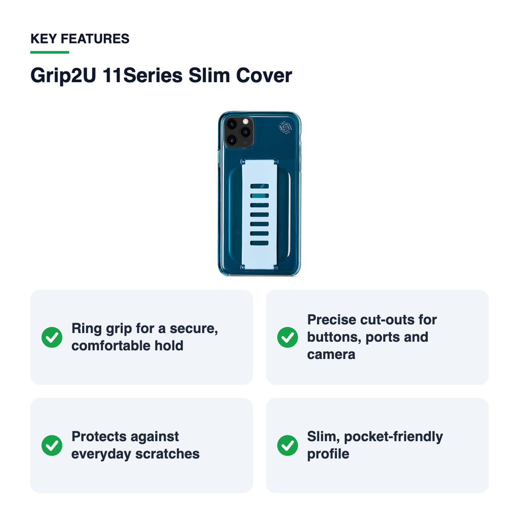 Key features – Grip2U 11Series Slim Cover