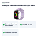Key features – Ahastyple Premium Silicone Strap Apple Watch