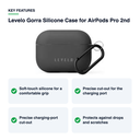 Key features – Levelo Gorra Silicone Case for AirPods Pro 2nd