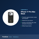 Compatibility – Guess Classic Logo MagSafe Case for iPhone 17 Pro Max Black