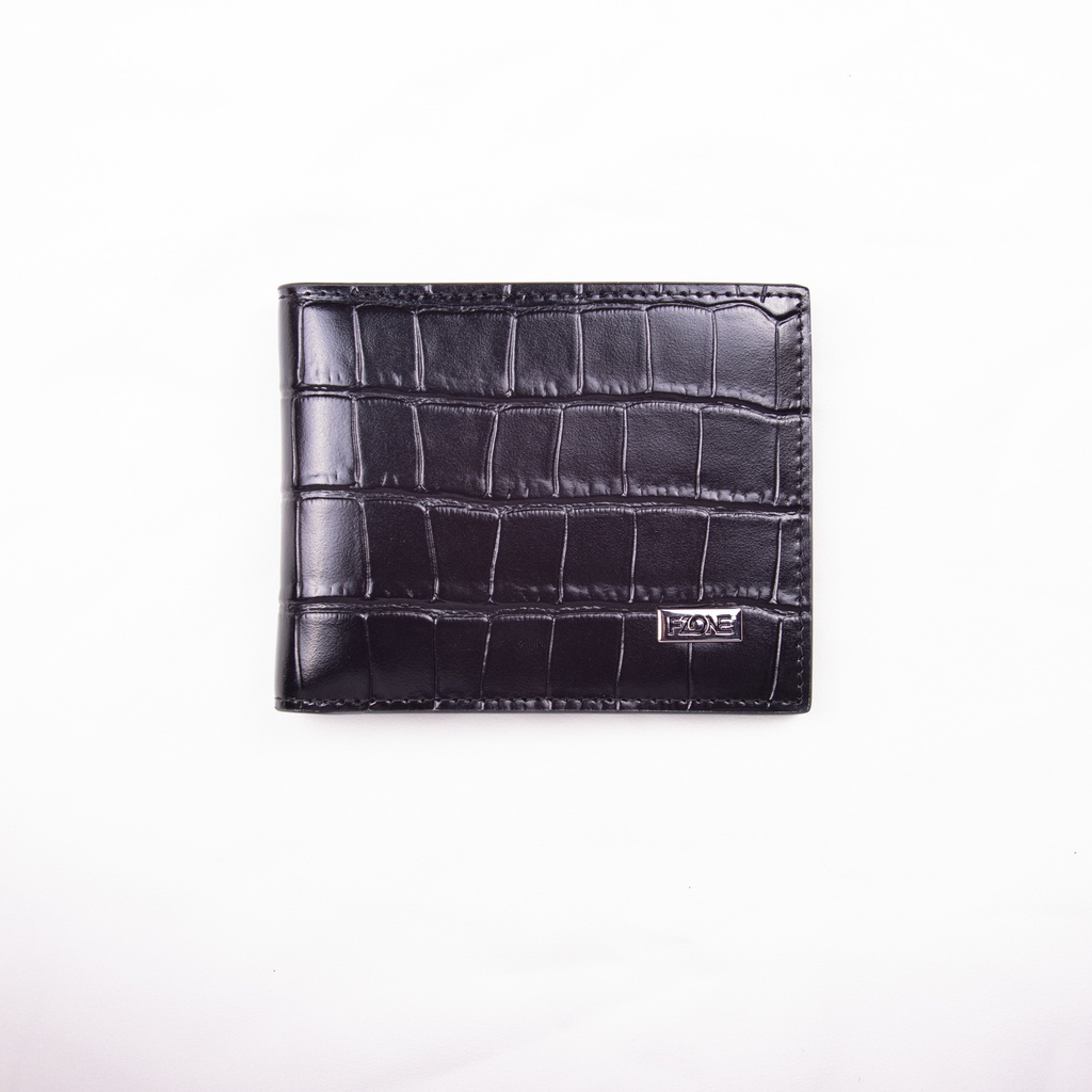 FZONE Leather Expert Bi-Fold Wallet – Black | Original product photo