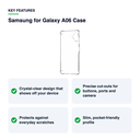 Key features – Samsung for Galaxy A06 Case – Clear