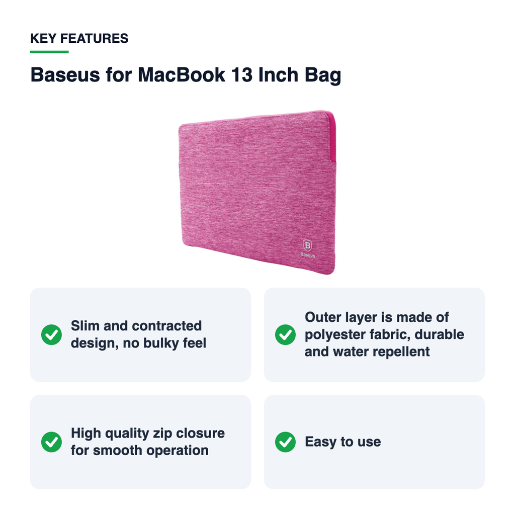Key features – Baseus for MacBook 13 Inch Bag
