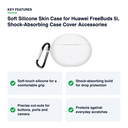 Key features – Soft Silicone Skin Case for Huawei FreeBuds 5i, Shock-Absorbing Case Cover Acces
