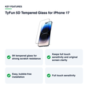 Key features – TyFun 5D Tempered Glass for iPhone 17