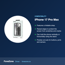 Compatibility – Green Lion GRIP 360 MagSafe Case for iPhone 17 Pro Max – Black