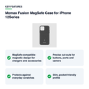 Key features – Momax Fusion MagSafe Case for iPhone 12Series