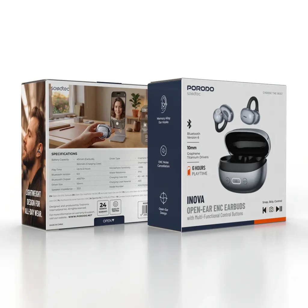Porodo Soundtec INOVA Open-Ear ENC Earbuds (PDSTPQ15PROBK).webp