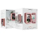 Porodo Frostlite Cooling Mini Makeup Fridge with Led Mirror - Pink4.webp
