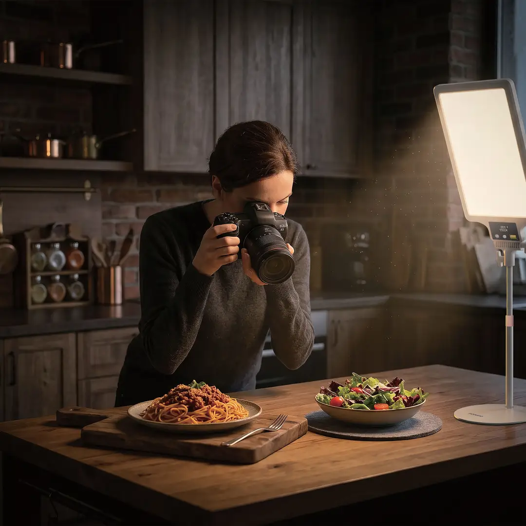 Porodo Lifestyle Cannes Frame 19-Inch LED Fill Light - White - View 3