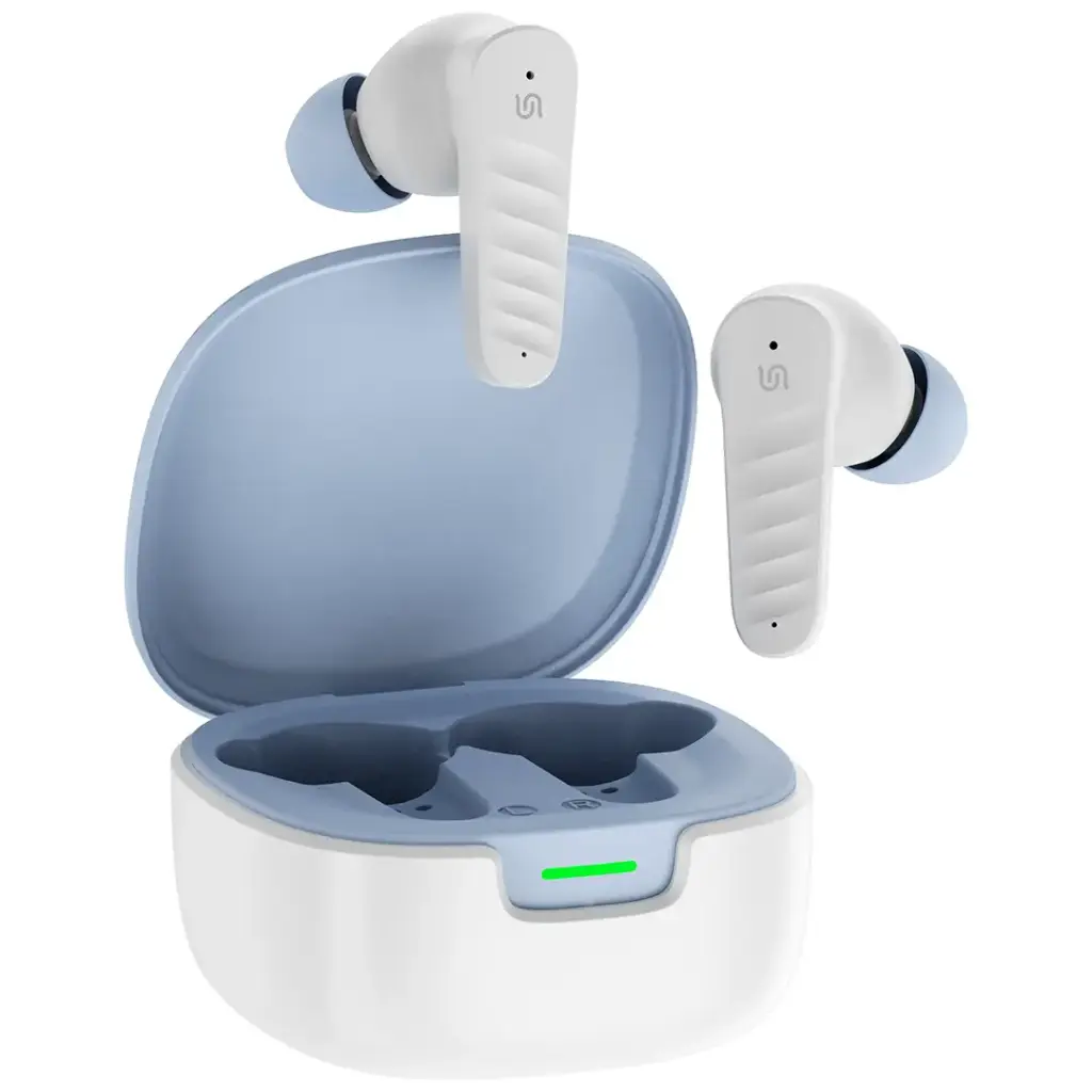 Porodo Soundtec Ultrafit ANC Wireless Earbuds - White - View 2