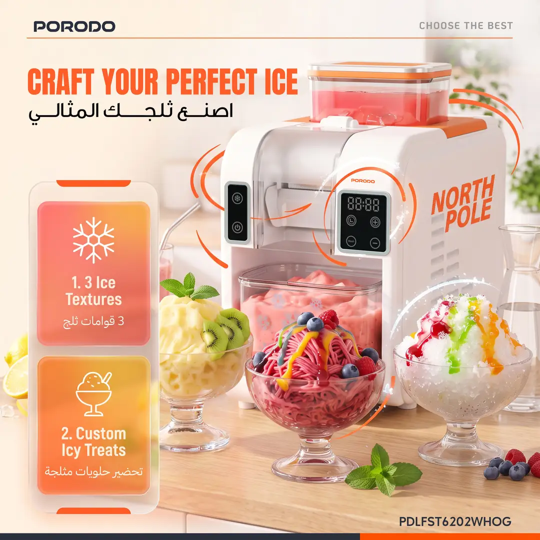 Porodo Lifestyle North Pole Ice Smoothie Machine - View 6