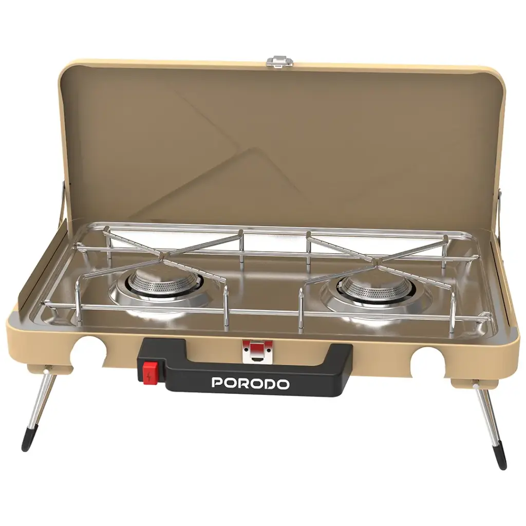 Porodo Lifestyle Portable Dual-Burner Camping Stove - View 2