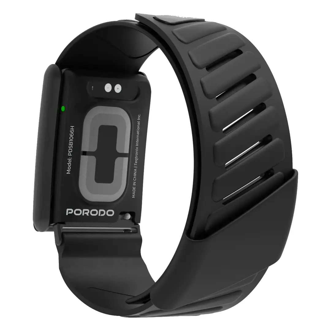 Porodo Trackfit Apex Screenless Fitness Tracker - Black - View 2