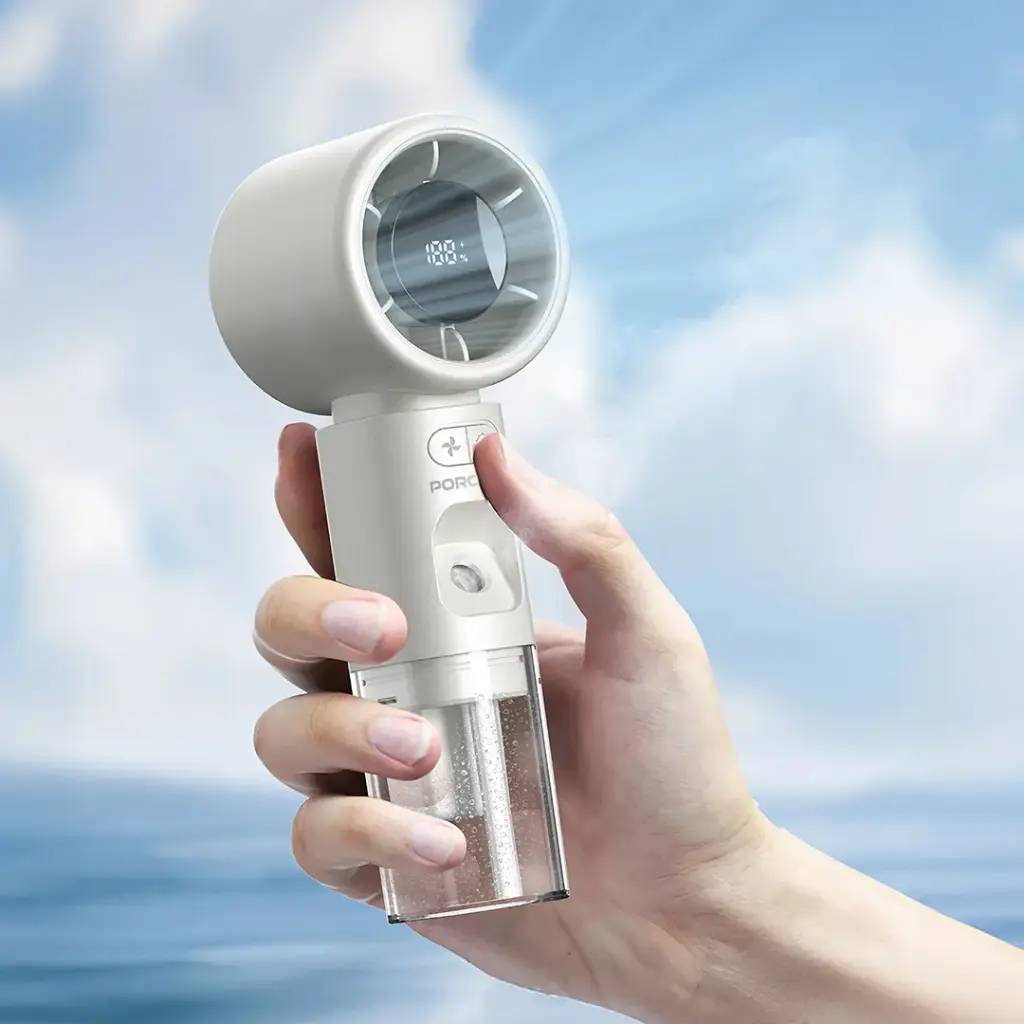 Porodo Lifestyle Cool & Hydrate Mini Fan & Humidifier - View 3