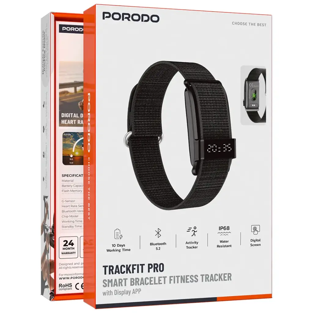 Porodo Trackfit Pro Smart Fitness Bracelet - View 2
