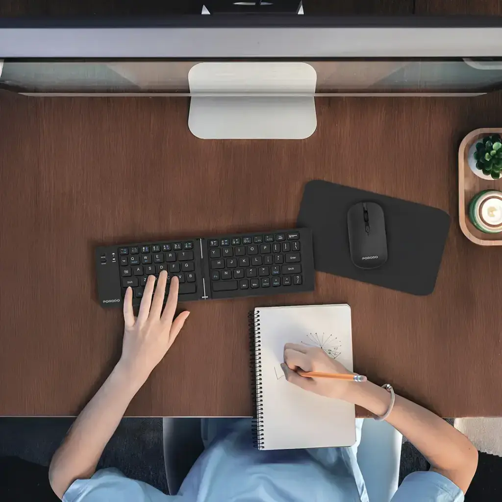 Porodo 6-In-1 keyboard & mouse Set - Black6.webp