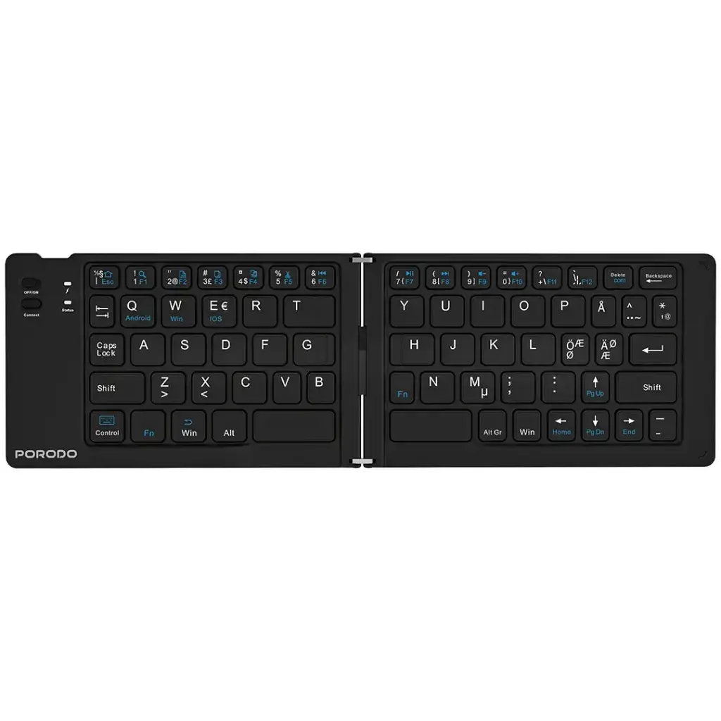 Porodo 6-In-1 keyboard & mouse Set - Black5.webp
