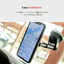 Porodo Extendable Car Mount — Windshield Installation