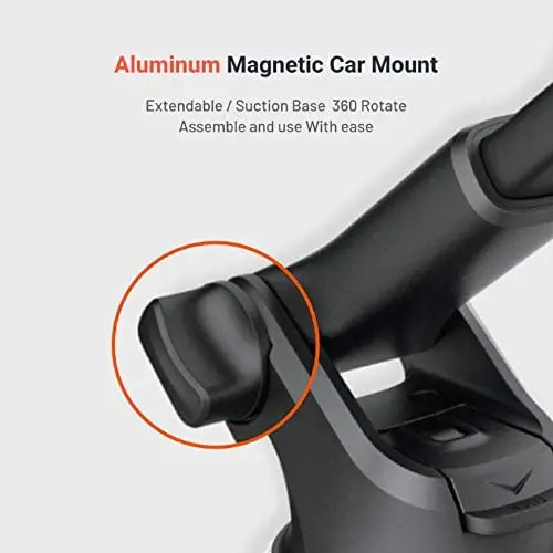 Porodo Extendable Car Mount — Adjustment Knob