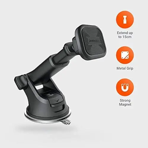 Porodo Extendable Car Mount — Magnetic Grip
