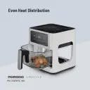 Porodo 5L Glass Air Fryer - Heat Distribution