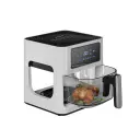 Porodo 5L Glass Air Fryer - Cooking View