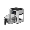 Porodo 5L Glass Air Fryer - Removable Glass Basket