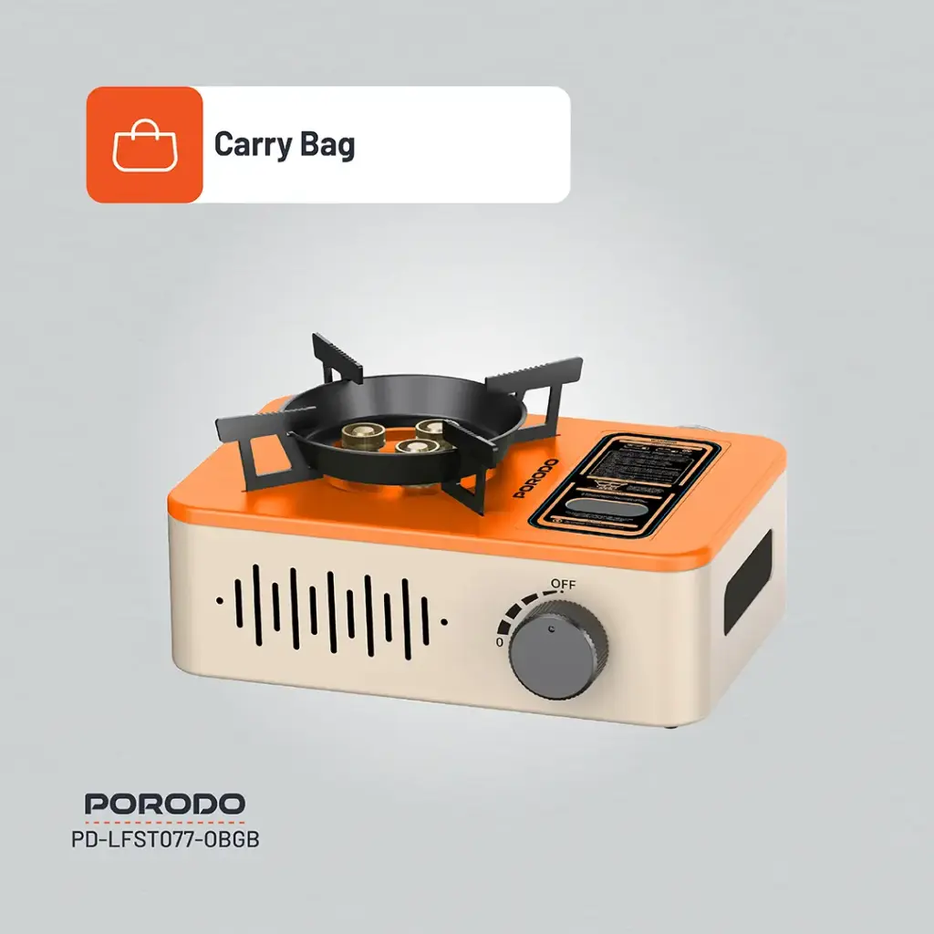 Porodo Portable Outdoor Stove - Carry Bag