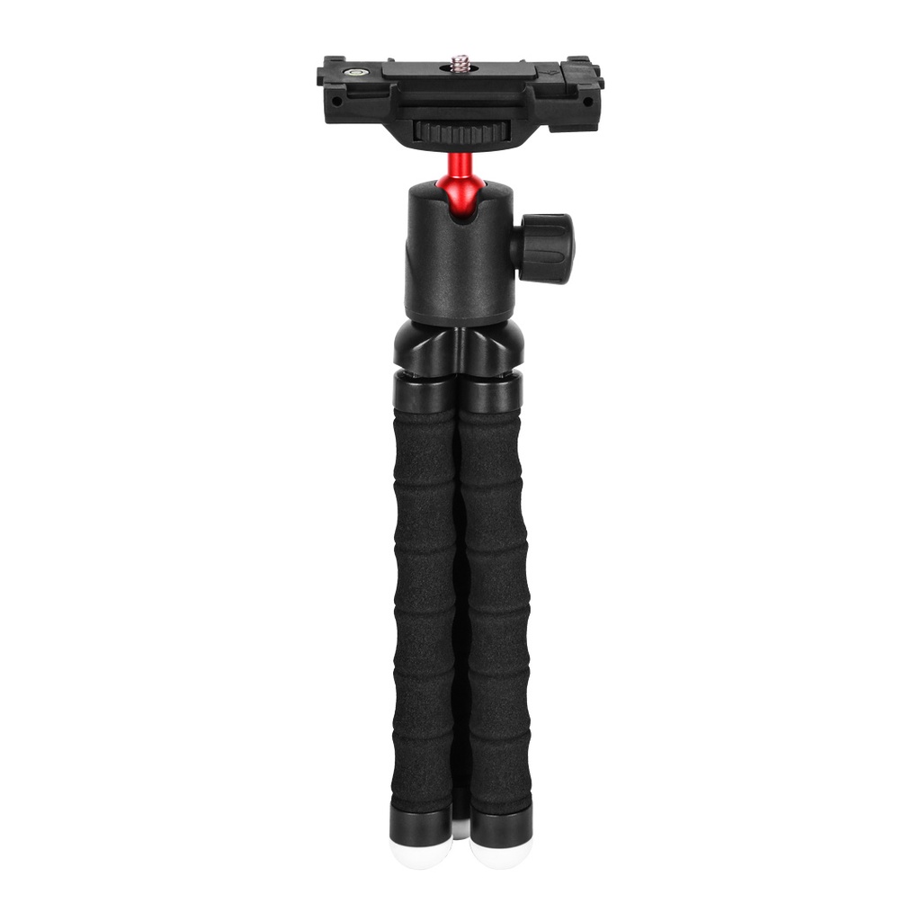 Porodo Flexible Table Tripod with Phone Holder - Folded View