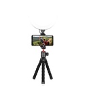Porodo Flexible Table Tripod with Phone Holder - Usage Example