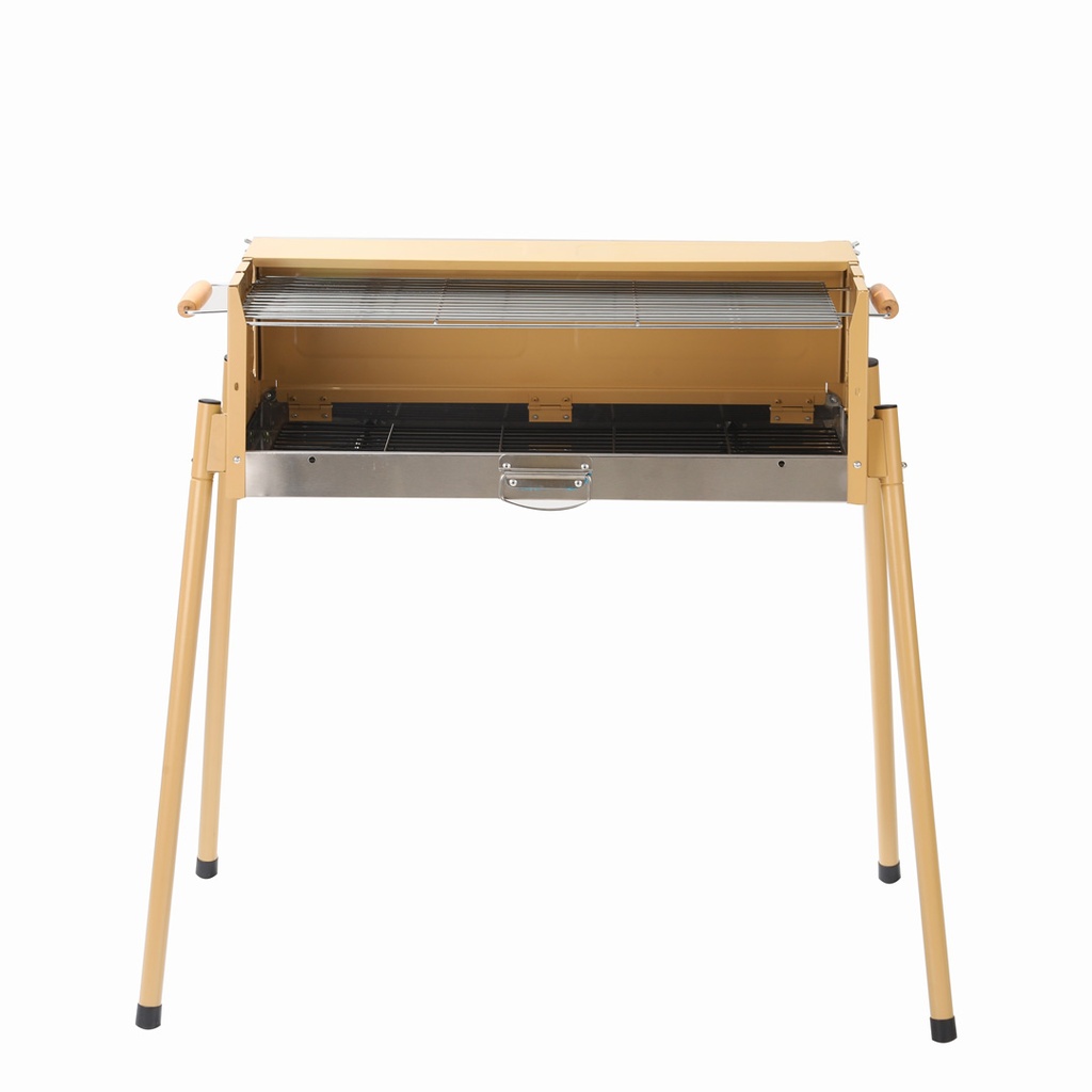 Porodo Lifestyle Portable Charcoal Grill - Front View