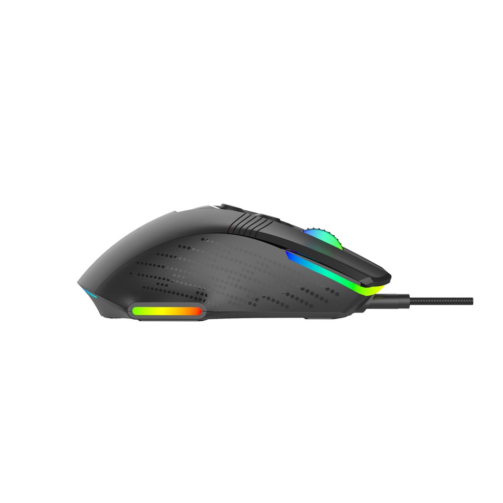 Porodo Gaming PDX320 Wired Mouse, 12800 DPI - Right Side