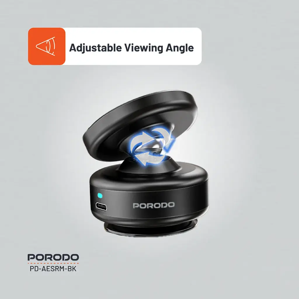 Porodo Vacuseal Magnetic Phone Mount - Viewing Angle