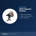 Specifications – WiWU Magnetic Wireless Charging Car Mount