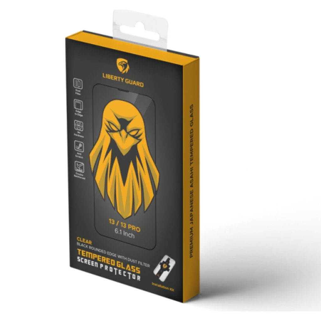 Liberty Guard Screen Protector for iPhone 13/13 Pro – packaging