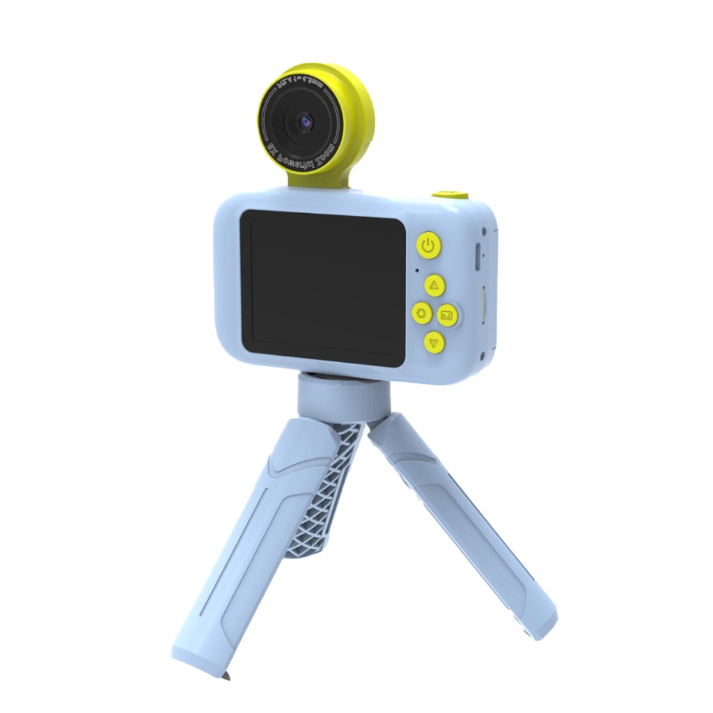 Porodo Kids Flip Digital Camera with Tripod – Blue – Official image 3
