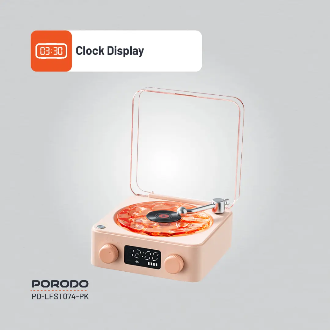 Porodo Lifestyle White Noise Portable Speaker – Pink – Official image 10