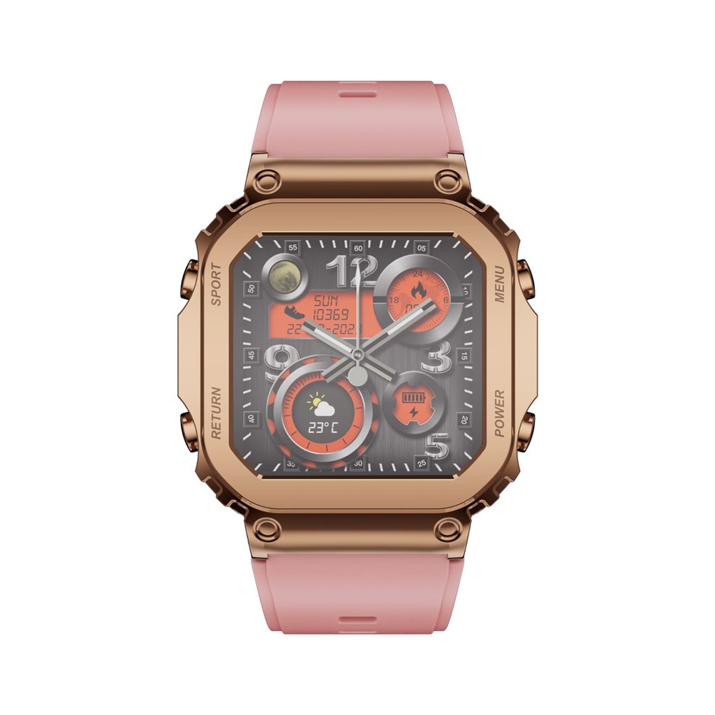 Porodo Nomad Smartwatch – Gold – Official image 4