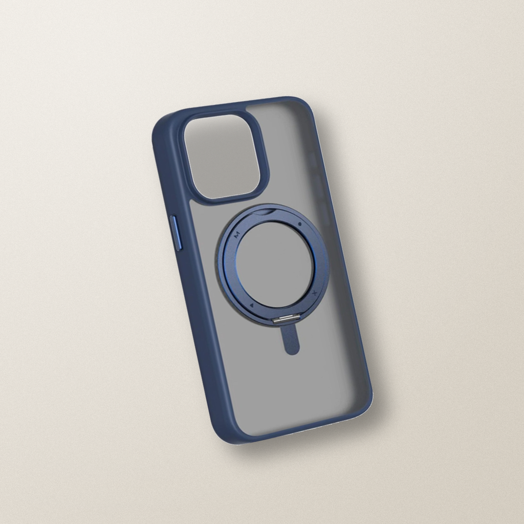 Momax CaseFORM Roller Magnetic Case with Ring Stand for iPhone 15 Pro Max – lifestyle