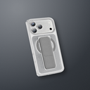 Green Lion GRIP 360 MagSafe Case for iPhone 17 Pro Max – Silver – lifestyle