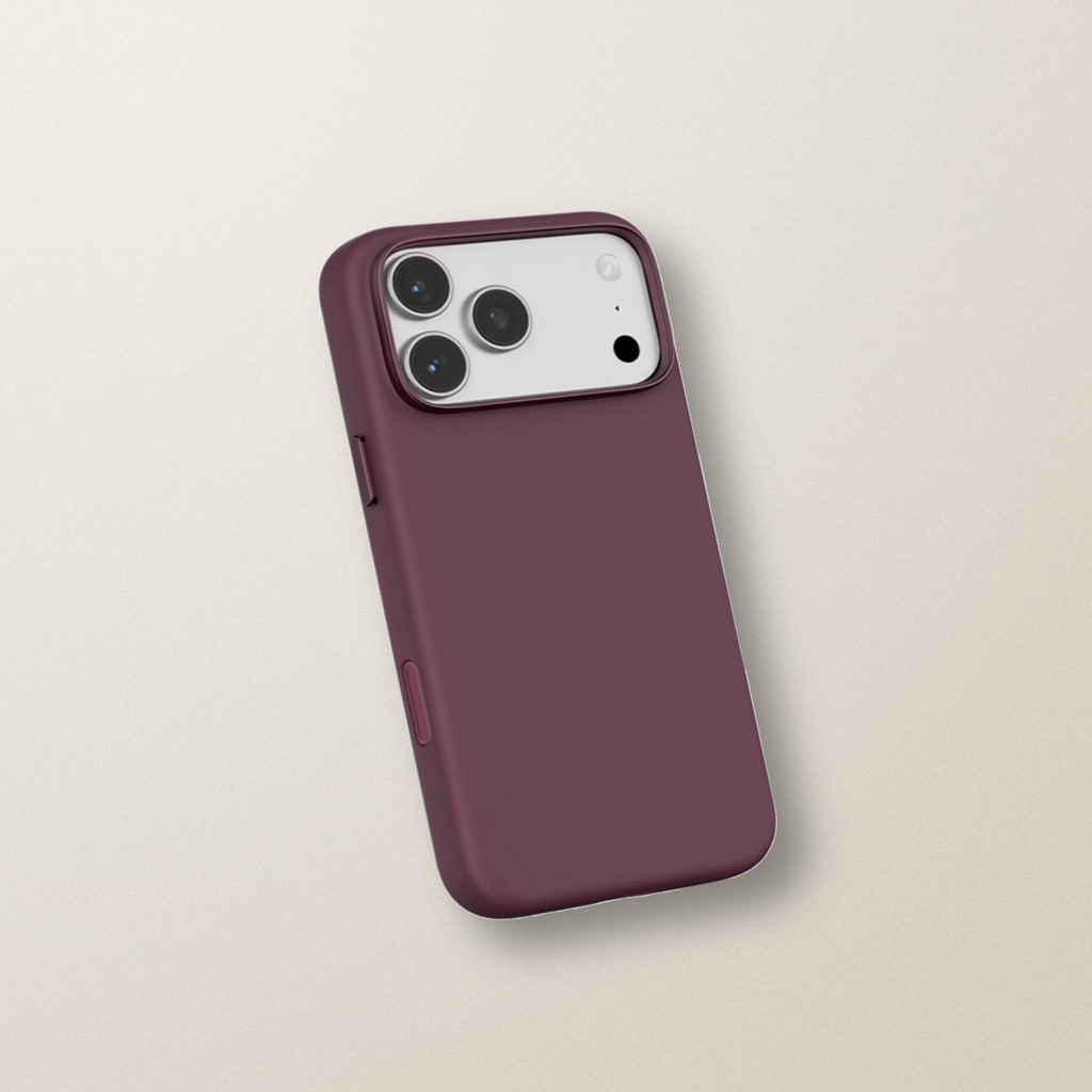 Green Lion Silicone Case for iPhone 18 Pro / 17 Pro – Burgundy – lifestyle