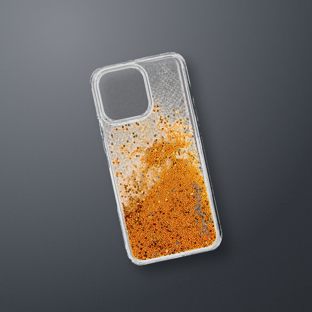 Viva Madrid Glamor Case for iPhone 13 Pro – Sunset Gold – lifestyle
