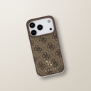 Guess MagSafe Leather Case for iPhone 17 Pro Max Brown – lifestyle