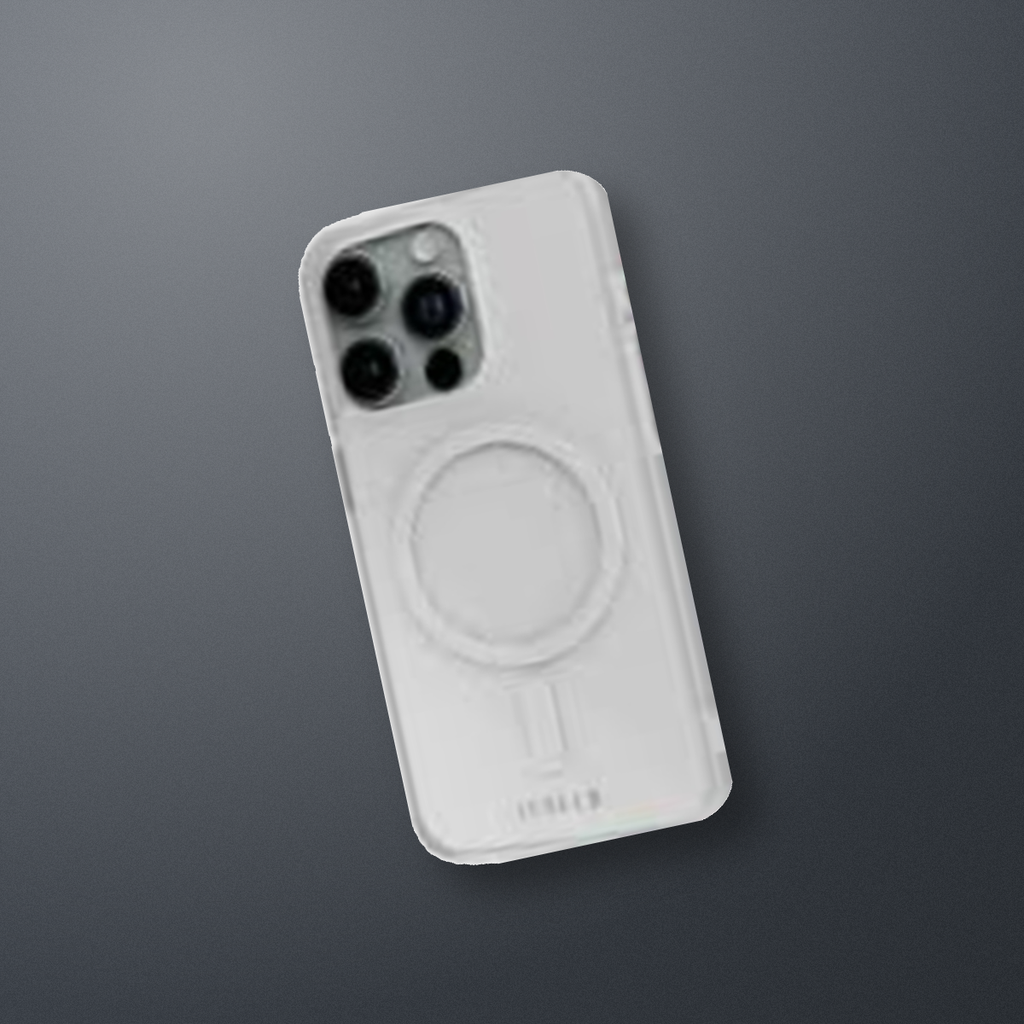 Levelo Solo MagSafe Case for iPhone 15 Pro Max – White – lifestyle