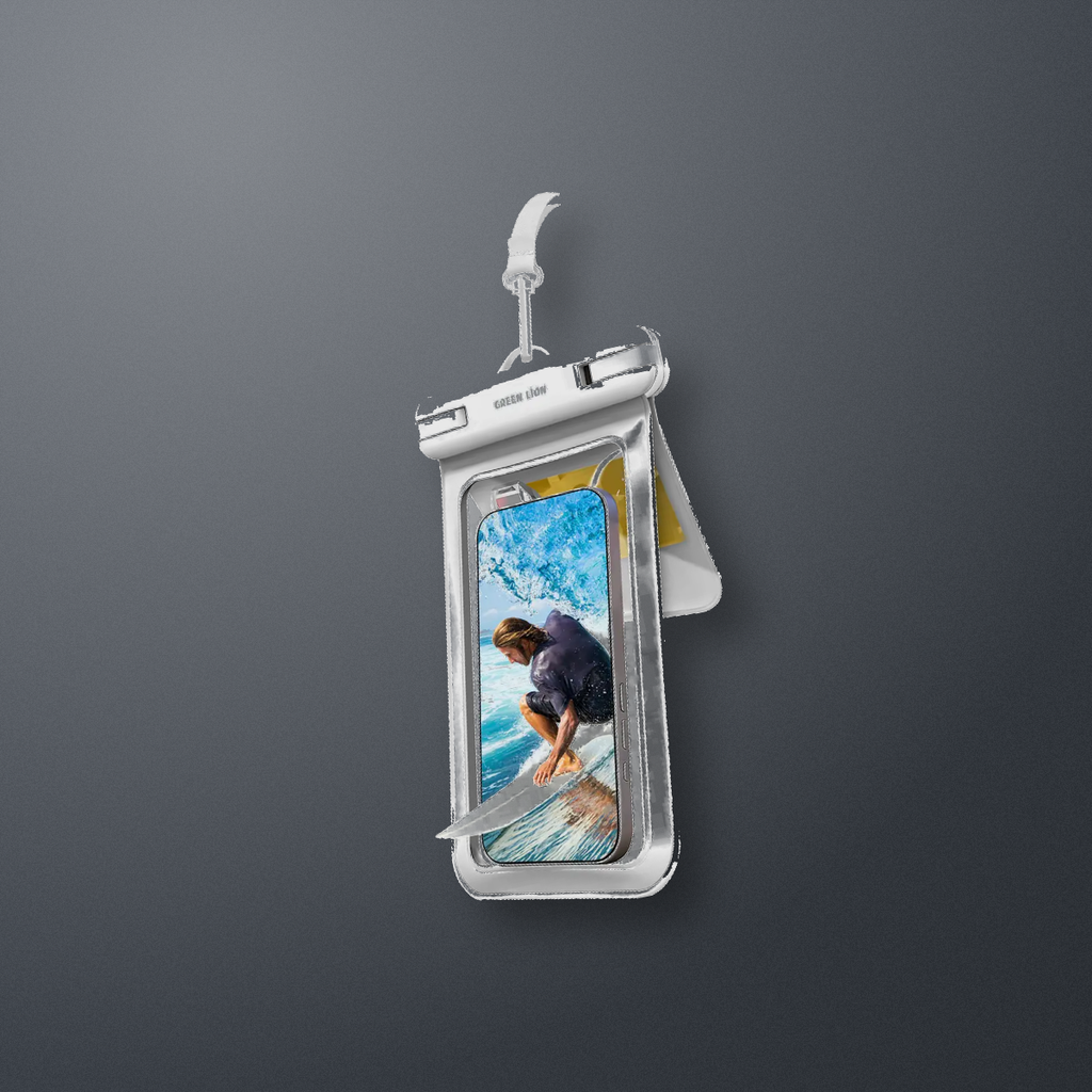Green Lion Aqua Duo Pouch – White – lifestyle