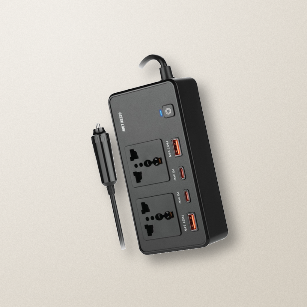 Green Lion GC-200 Car Inverter 200W PD 24W - Black – lifestyle