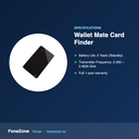 Green Lion Wallet Mate Card Finder - Black – specifications