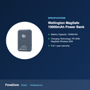 Green Lion Wellington MagSafe 10000mAh Power Bank - Blue – specifications