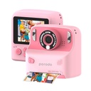 Porodo Lifestyle Kids Instant Print Camera (Thermal) – Pink – with prints